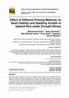 Research paper thumbnail of Effect of Different Priming Methods on Seed Viability and Seedling Growth of Upland Rice under Drought Stress