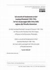 Research paper thumbnail of Faustino Fabbianelli, Sul concetto di fondamento in Karl Leonhard Reinhold (1789-1792). Sei tesi sul passaggio dalla Critica della ragione alla Filosofia elementare, «Revista de Filosofia Aurora», v. 30, n. 51, 2018, pp. 597-620