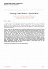 Research paper thumbnail of Thinking Global Podcast -Nitasha Kaul Written by E-International Relations