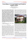 Research paper thumbnail of Green Home, A Concept Implicit and Needed in Nepalis Context