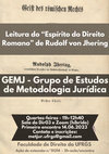 Research paper thumbnail of GEMJ - Grupo de Estudos de Metodologia Jurídica UFRGS - Leitura do "Espírito do Direito Romano" de Rudolf von Jhering (2023-06)