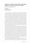 Research paper thumbnail of [Recensão a] Gonçalves, G., & Oliveira, E. (Eds.). (2023). The Routledge Handbook of Nonprofit Communication. Routledge.