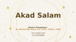 Research paper thumbnail of Akad Salam