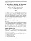 Research paper thumbnail of The Role of Productivity Improvement Tools and Techniques in the Textile Sector during Manufacturing