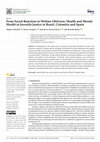 Research paper thumbnail of From Social Rejection to Welfare Oblivion: Health and Mental Health in Juvenile Justice in Brazil, Colombia and Spain