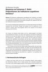 Research paper thumbnail of Response auf Johannes F. Diehl: Präpositionen als Indikatoren aspektiven Denkens?