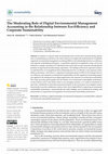 The Moderating Role of Digital Environmental Management Accounting in the Relationship between Eco-Efficiency and Corporate Sustainability Cover Page