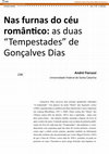 Research paper thumbnail of Nas furnas do céu romântico: as duas “Tempestades” de Gonçalves Dias