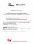 Research paper thumbnail of Consistent Approximations for the Optimal Control of Constrained Switched Systems---Part 1: A Conceptual Algorithm