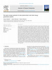 Research paper thumbnail of Net green energy potential of solar photovoltaic and wind energy generation systems