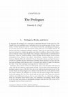 The Prologues [of Plutarch's Lives] Cover Page