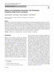 Research paper thumbnail of Bullying and Cyberbullying Perpetration and Victimization: Prospective Within-Person Associations