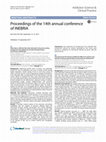 Research paper thumbnail of Proceedings of the 14th annual conference of INEBRIA