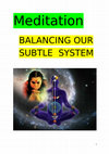 MEDITATION: BALANCE OUR CHAKRAS Cover Page