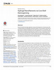 Research paper thumbnail of RESEARCH ARTICLE Hydrogel Nanofilaments via Core-Shell