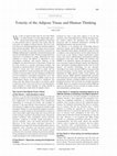 Research paper thumbnail of Toxicity of the Adipose Tissue and Human Thinking