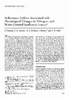 Research paper thumbnail of Reflectance indices associated with physiological changes in nitrogen- and water-limited sunflower leaves