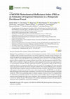 Research paper thumbnail of A MODIS Photochemical Reflectance Index (PRI) as an Estimator of Isoprene Emissions in a Temperate Deciduous Forest