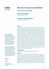 Research paper thumbnail of ESG como “a nova cara do capitalismo”