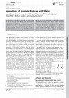 Research paper thumbnail of Interactions of Aromatic Radicals with Water