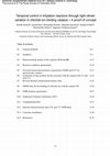 Research paper thumbnail of Temporal control in tritylation reactions through light-driven variation in chloride ion binding catalysis – a proof of concept