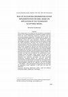 ROLE OF ACCOUNTING INFORMATION SYSTEM IMPLEMENTATION FOR SMEs: BASED ON APPLICATION OF THE TECHNOLOGY ACCEPTANCE MODEL Cover Page