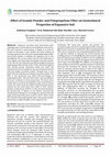 Effect of Granite Powder and Polypropylene Fiber on Geotechnical Properties of Expansive Soil Cover Page