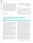 Research paper thumbnail of Use of balloon dilatation as an adjunctive treatment for complete nasopharyngeal stenosis: a technical innovation