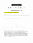 Research paper thumbnail of The paradox of medical necessity