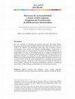 Research paper thumbnail of Discursos de sustentabilidad y áreas verdes urbanas: Programa de Certificación de Edificaciones Sustentables