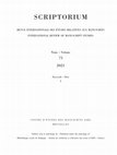 Research paper thumbnail of «Israel el gramático y la transmisión de algunos textos escolares a la luz de un nuevo testimonio», Scriptorium, 75/2 (2021), 285-308 (pl. 30-31).