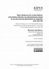 Research paper thumbnail of Raza y literatura en Iris: la serie históricomemorialística Alborada y las representaciones raciales en una obra clave del espiritualismo de vanguardia. Chile 1930-1946