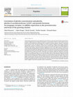 Research paper thumbnail of Correlation of ghrelin concentration and ghrelin, ghrelin-O-acetyltransferase (GOAT) and growth hormone secretagogue receptor 1a mRNAs expression in the proventriculus and brain of the growing chicken