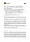 Research paper thumbnail of Review of Physicochemical-Based Diagnostic Techniques for Assessing Insulation Condition in Aged Transformers