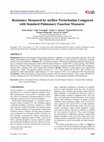 Research paper thumbnail of Resistance Measured by Airflow Perturbation Compared with Standard Pulmonary Function Measures