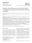 Research paper thumbnail of Predictive Clinical Parameters and Glycemic Efficacy of Vildagliptin Treatment in Korean Subjects with Type 2 Diabetes