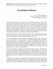 Research paper thumbnail of Los primeros Museos. / The first museums.