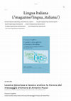 Research paper thumbnail of Adriana De Tullio, recensione a Francesca Cupelloni, Lessico (s)cortese e lessico erotico in Lingua italiana-Treccani.it