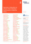 Research paper thumbnail of Openness in Education as a Praxis From Individual Testimonials to Collective Voices