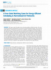 Research paper thumbnail of A Four-Sided Matching Game for Energy-Efficient Scheduling in Narrowband-IoT Networks