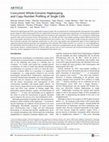 Research paper thumbnail of Concurrent Whole-Genome Haplotyping and Copy-Number Profiling of Single Cells