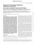 Research paper thumbnail of Single-cell chromosomal imbalances detection by array CGH