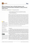 Effect of Immersion Time in Chloride Solution on the Properties of Structural Rebar Embedded in Alkali-Activated Slag Concrete Cover Page