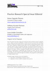 Research paper thumbnail of Practice Research Special Issue Editorial