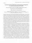 Research paper thumbnail of Las proyecciones de difusión en proyectos de investigación: La experiencia del proyecto PALMS