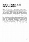 Research paper thumbnail of History of Modern India BIPAN CHANDRA