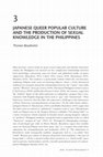 Research paper thumbnail of Japanese queer popular culture and the production of sexual knowledge in the Philippines