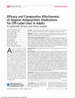 Research paper thumbnail of Efficacy and Comparative Effectiveness of Atypical Antipsychotic Medications for Off-Label Uses in Adults