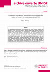 Research paper thumbnail of L’obstétrique sous influence : émergence de l’accouchement sans douleur en France et en Suisse dans les années 1950