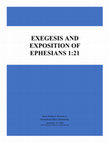 Exegesis and Exposition of Ephesians 1:21 Cover Page